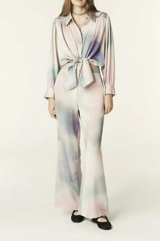 BA&SH Long Sleeves Shirt Lilas Maat: XL | Longsleeves Outlet | Dames