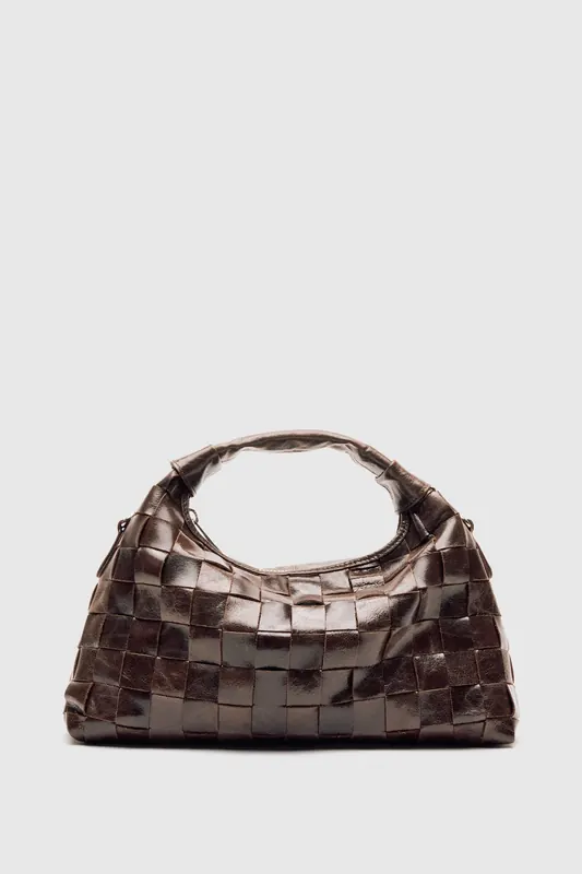 Núnoo Dandy Braided Megah Dark Brown Maat: OS | Handtassen Outlet | Unisex | Bruin