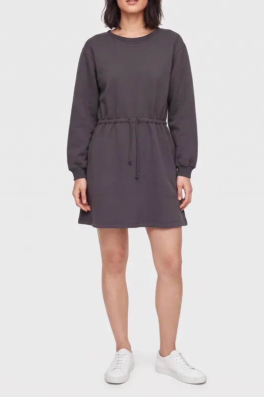 American Vintage Ikatown Dress Orageux Maat: XS/S | Mini Jurken Outlet | Dames | Grijs