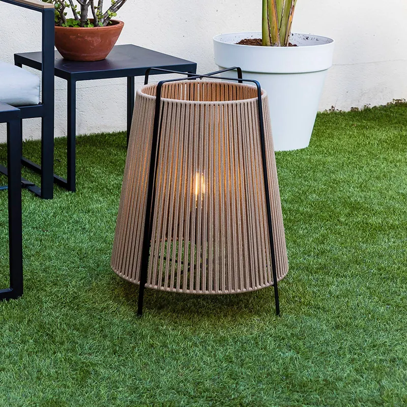 Lampa tarasowa Akane, beżowa