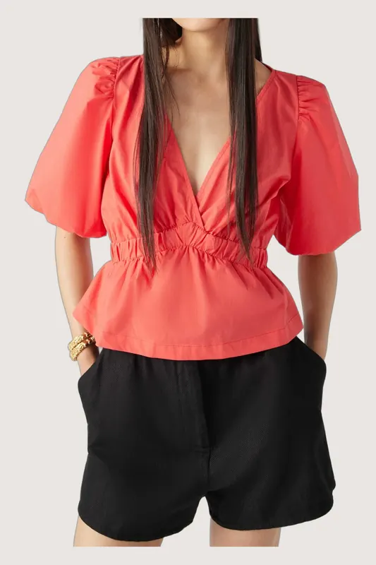 BA&SH Top Kems Corail Maat: M | Blouses Outlet | Dames | Blauw