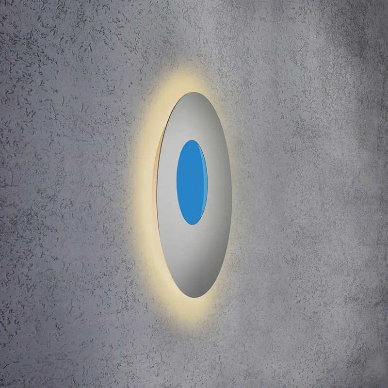 Escale Blade Open kinkiet LED RGBW srebrny Ø59cm