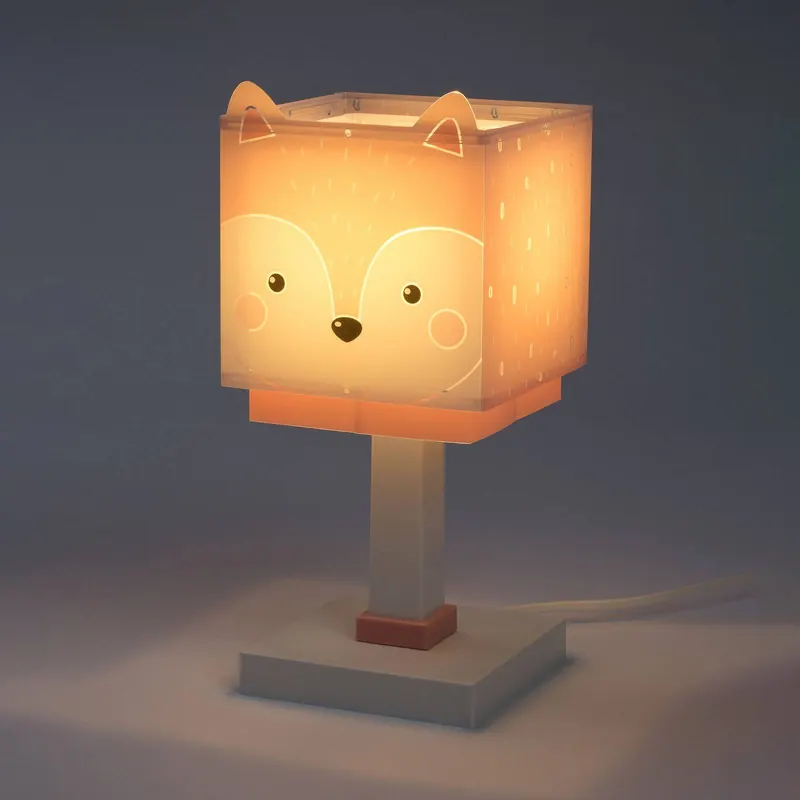 Lampa stołowa dla dzieci Little Fox, G4, szerokość 14 cm