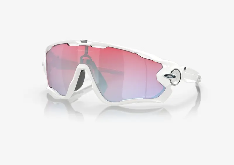 OAKLEY okulary przeciwsłoneczne sportowe JAWBREAKER białe (one size)