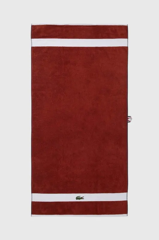 Lacoste średni ręcznik bawełniany L Casual Terre Battue 70 x 140 cm