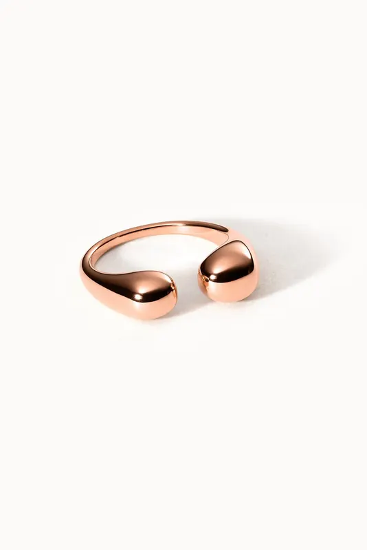 PURELEI Embrace Ring Rosegold Maat: S/M | Ringen Outlet | Dames | Goud
