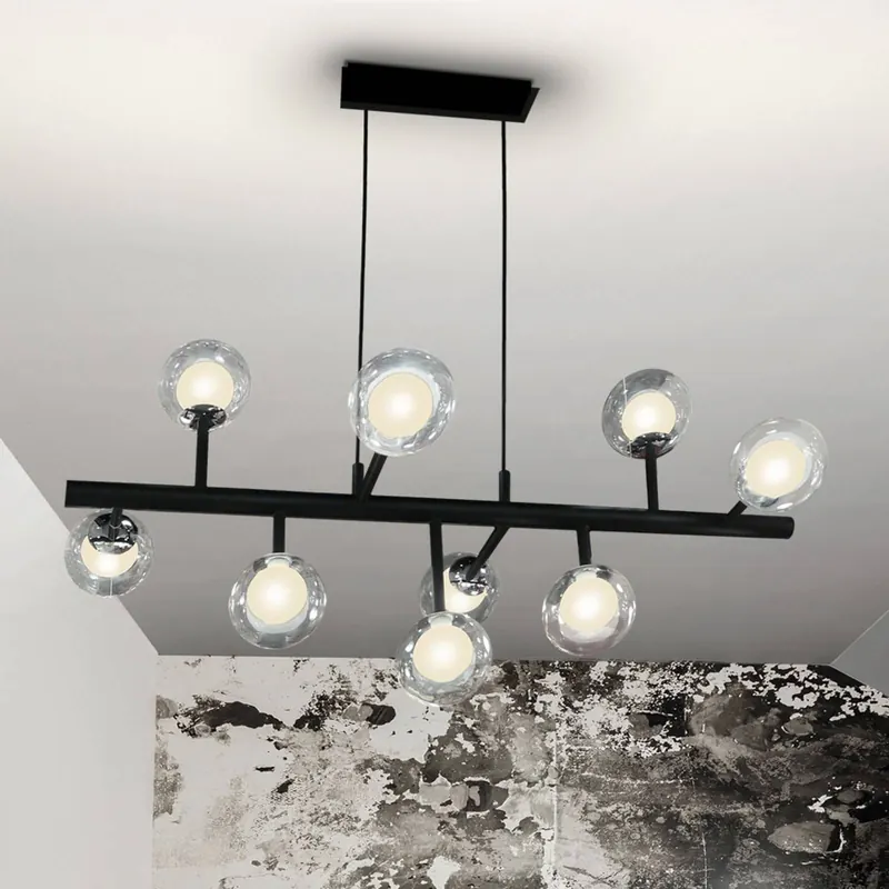 Ściemniana lampa wisząca LED Altais z pilotem zdalnego sterowania