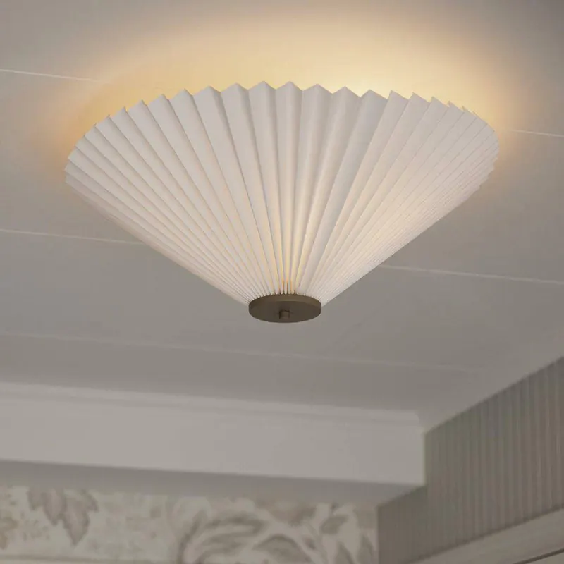 Lampa sufitowa PR Home Dora, biała, papierowa