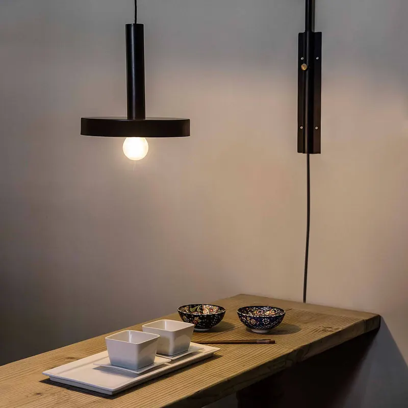 Lampa ścienna Whizz, czarna