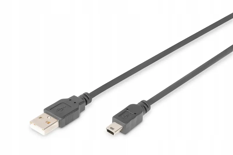 Kabel połączeniowy Digitus, 1,8 m AK-300108-018-S Usb Typ A do Usb Mini