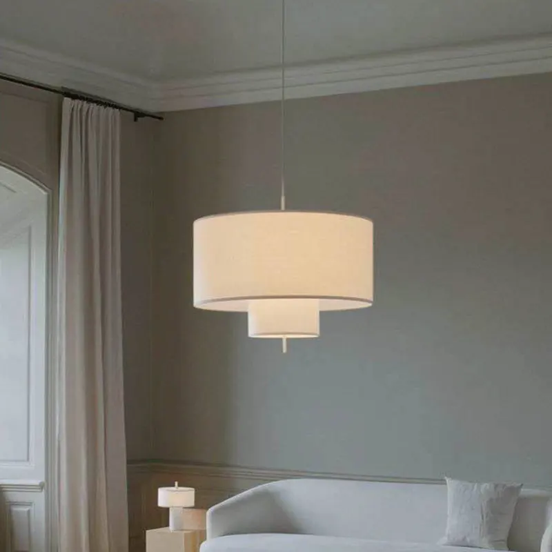 NEW WORKS Lampa wisząca Margin, Ø 90 cm, biała, E27