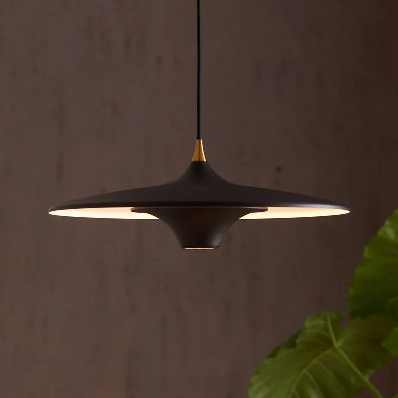 LOOM DESIGN żyrandol LED Moja, Ø 42 cm, czarna