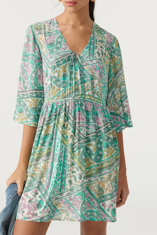 BA&SH Mini Dress Vert Maat: XL | Mini Jurken Outlet | Dames | Groen