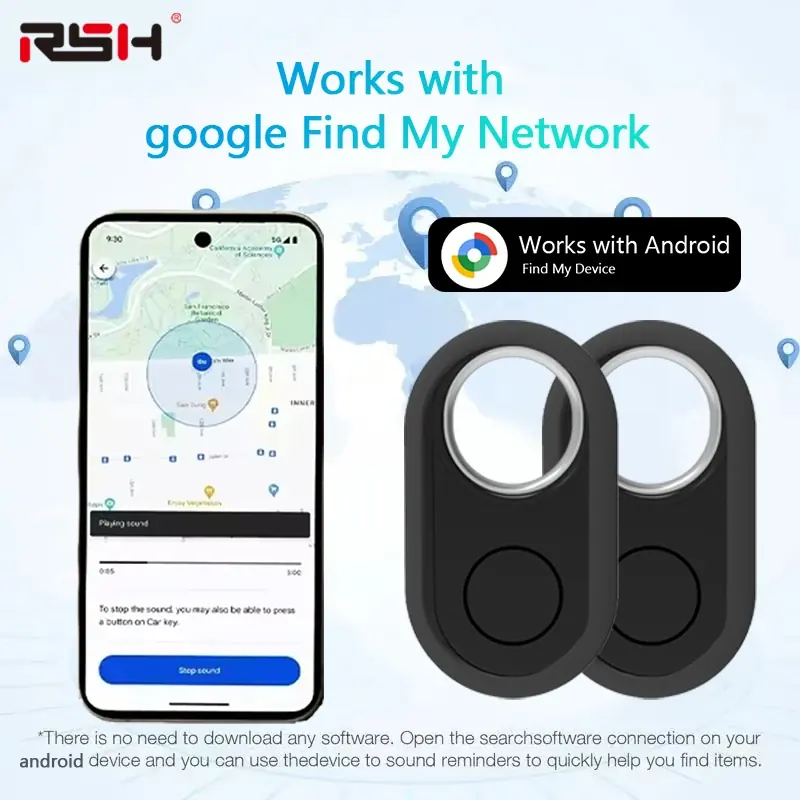 Lokalizator GPS dla Samsung Android Tracker Praca z Google Znajdź mój lokalizator Bluetooth Finder Globalne pozycjonowanie Anti-lost Smart Tag