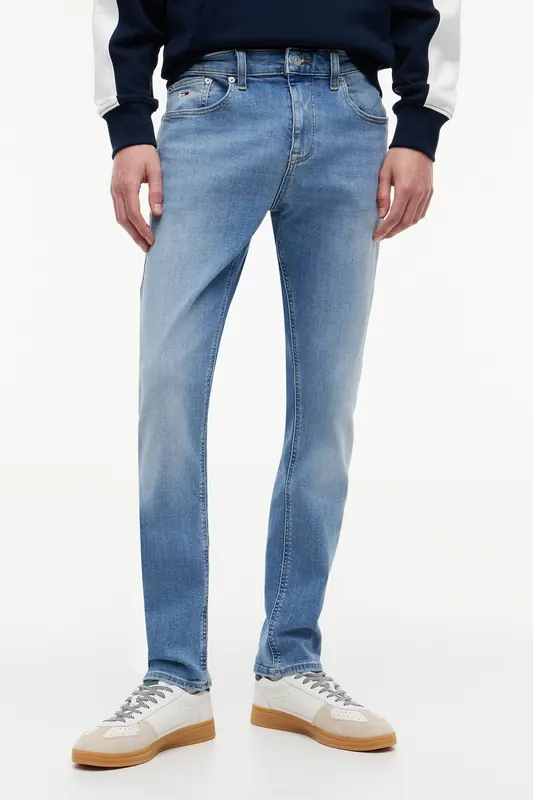 Tommy Hilfiger Austin Slim Tapered Ch0 Denim Medium Maat: W31L34 | Slim Jeans Outlet | Heren | Blauw
