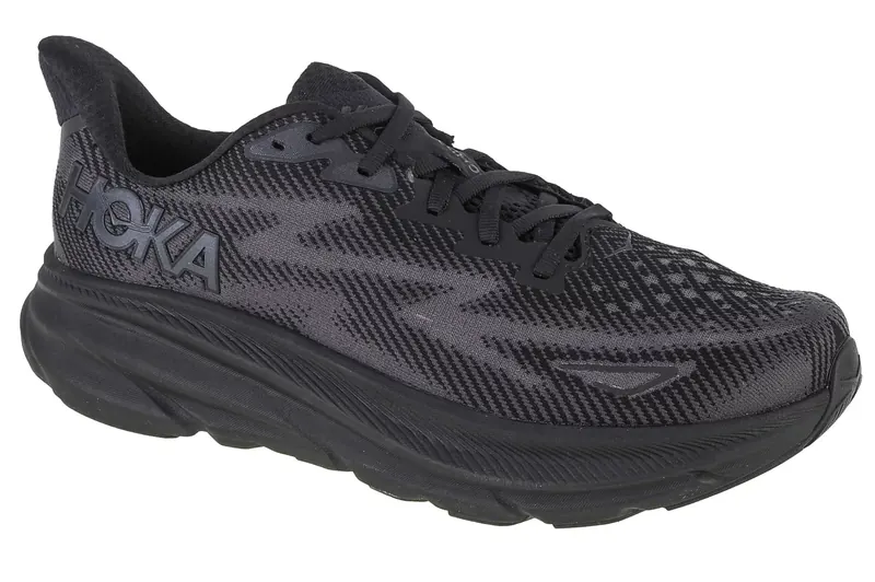 Hoka M Clifton 9 1127895-BBLC, Męskie, Czarne, buty do biegania, tkanina, rozmiar: 44 2/3