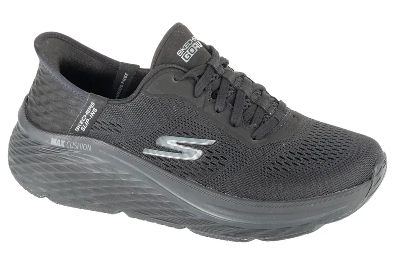 Skechers Slip-Ins: Max Cushioning Elite 2.0 - Vanish 129606-BBK, Damskie, Czarne, buty sportowe, tkanina, rozmiar: 38,5