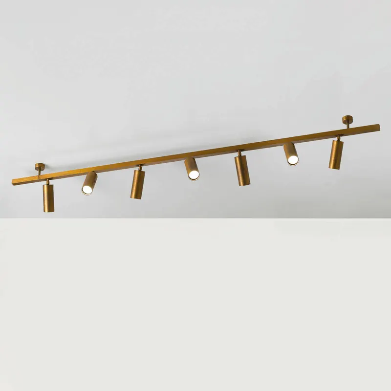 Lampa sufitowa 7536, mosiądz oksydowany, 7-punktowa, GU10