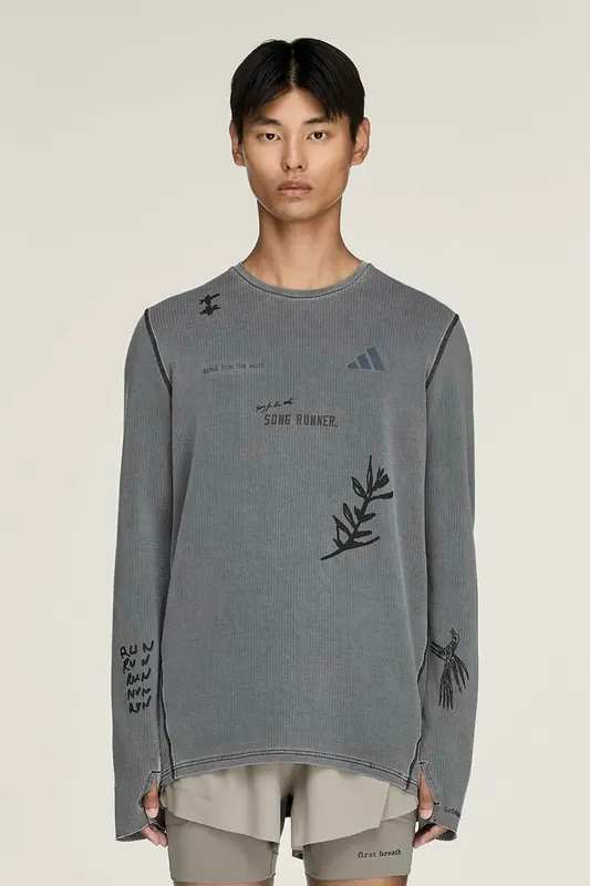 adidas Originals Adidas Running x Song For The Mute longsleeve męski z dodatkiem lyocellu
