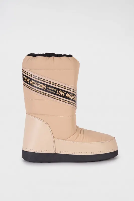 Moschino Winter-boots Beige Maat: 41/42 | Laarzen Outlet | Dames | Beige