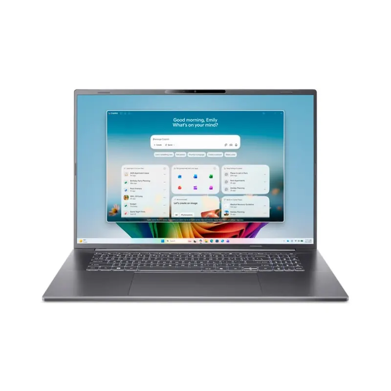 Acer Aspire 18 AI, A18-I71M, Codzienne, 18" WUXGA, Intel Core Ultra 9, 32GB RAM, 1TB SSD, Intel Graphics