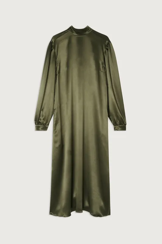American Vintage Wodbay Dress Pin Maat: M | Maxi Jurken Outlet | Dames | Bruin
