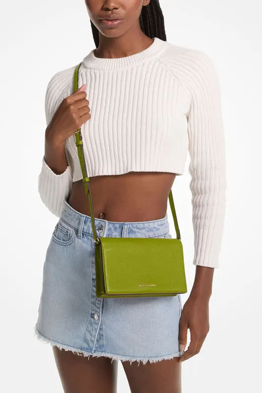Michael Kors Medium Flap Crossbody Bag Meadow Green Maat: OS | Schoudertassen Outlet | Dames | Groen