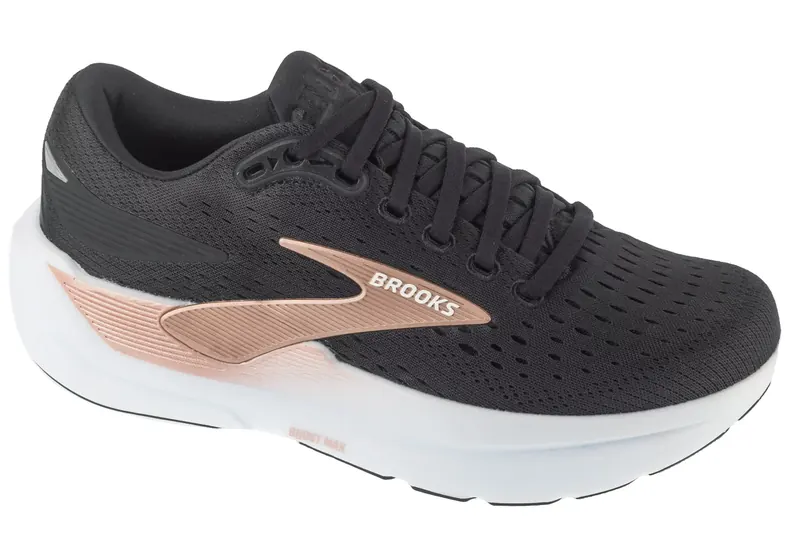 Brooks Ghost Max 3 1204571B043, Damskie, Czarne, buty do biegania, tkanina, rozmiar: 36,5