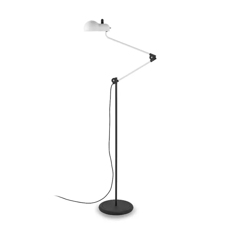 Lampa stojąca Stilnovo Topo LED, biała