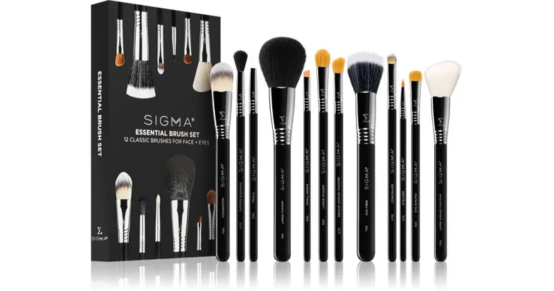 Sigma Beauty Zestaw podstawowych pędzli do twarzy i oczu 12 szt.