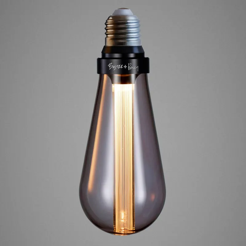 Buster + Punch Żarówka LED E27 2W ściemniany, przydymiona