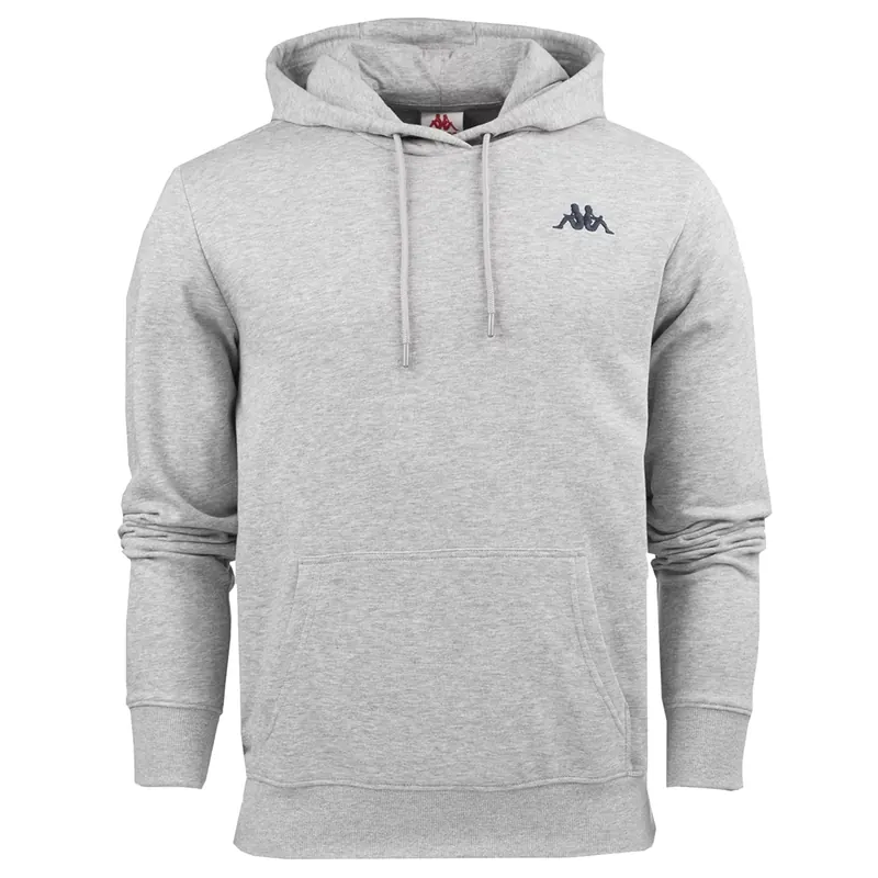 Kappa Vend Hooded 707390-15-4101M, Męskie, Szare, bluzy, bawełna, rozmiar: XXL