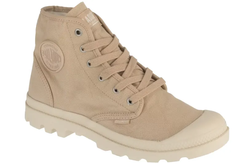 Palladium Hi Pilat M 02352-298-M, Męskie, Beżowe, buty sneakers, tkanina, rozmiar: 41