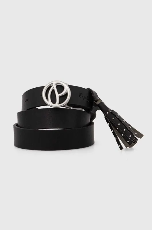 Pepe Jeans pasek skórzany ATHENAS BELT