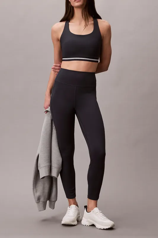 Calvin Klein Icon Sport 7/8 Legging Blue Nights Maat: M | Leggings Outlet | Dames | Zwart