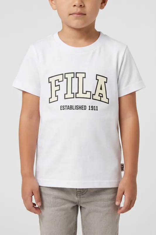 FILA Rifredi Regular Graphic T-shirt Bright White Maat: 98/104 | T-Shirts Outlet | kids | Wit