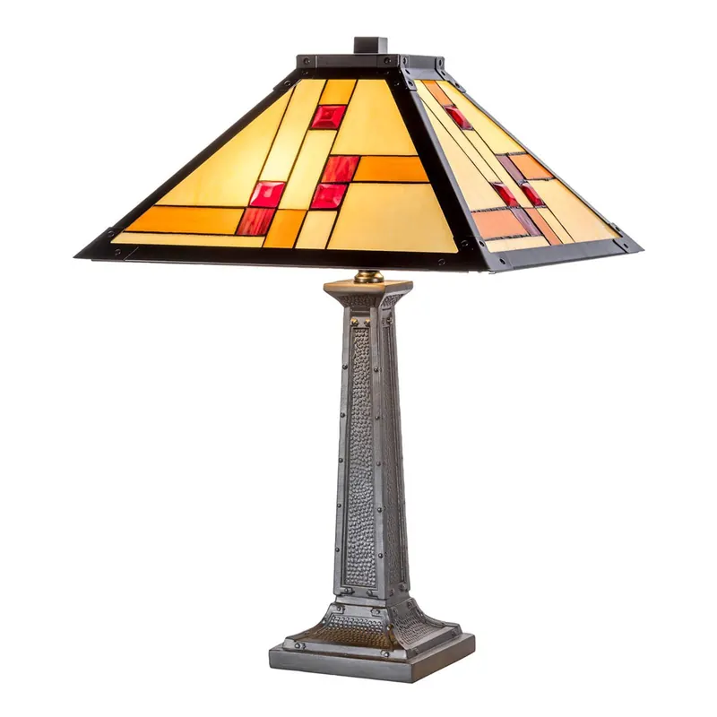 Lampa stołowa KT1836-40+P1836 w stylu Tiffany