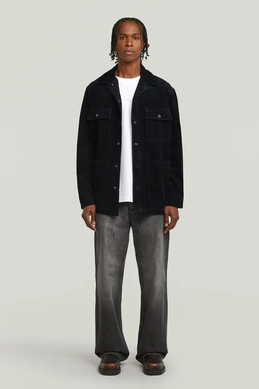 G-Star Chore Jacket Salute Maat: S | Lichte Jassen Outlet | Heren | Blauw