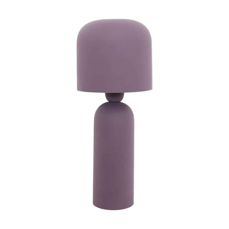 Lampa stołowa KARE Maya, czerwone wino, stal, wysokość 39 cm