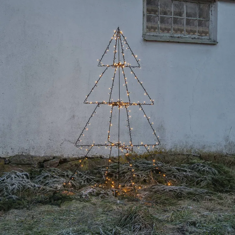 Dekoracja zewnętrzna LED Light Tree Foldy, wysokość 170 cm