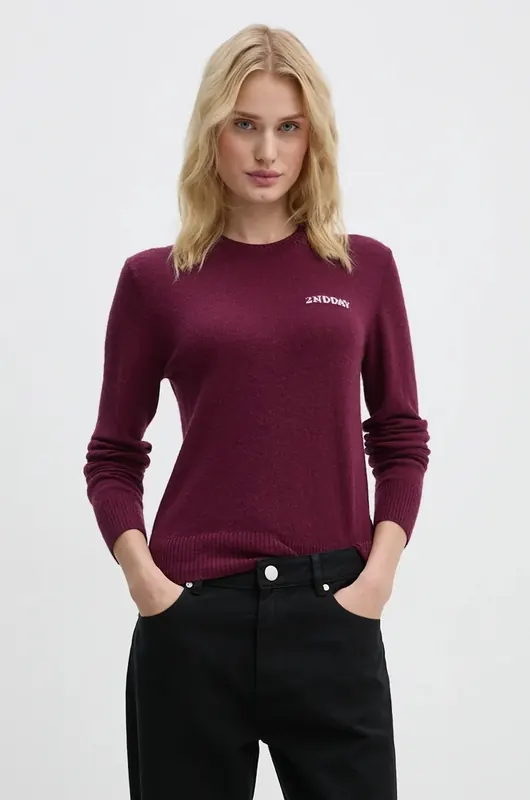 2NDDAY sweter z domieszką wełny Lance TT