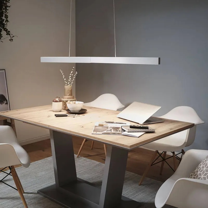 Żyrandol LED Paulmann Aptare, aluminium, 2700 K, inteligentny, ściemniany.