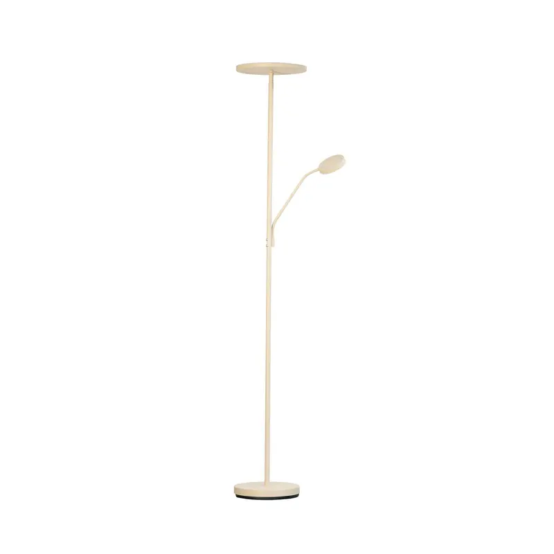 Lampa stojąca LED Sorento, wysokość 182 cm, lampka do czytania, kolor piaskowy