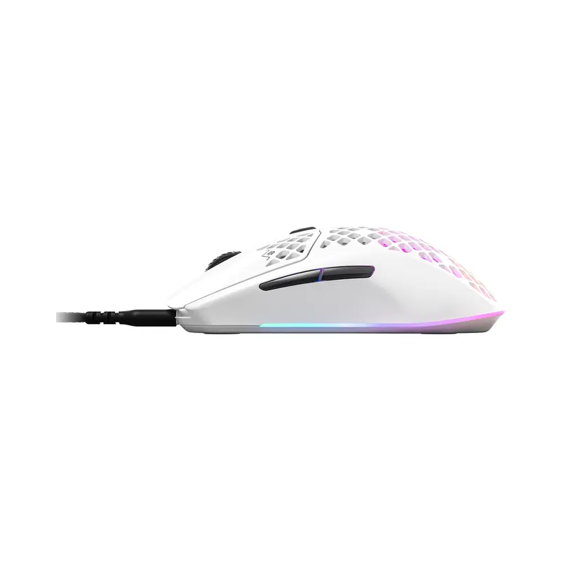 Myš drôtová SteelSeries Aerox 3 2022 Rgb biela 8500 dpi herná