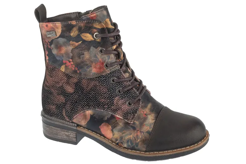 Rieker Booties 94611-91, Damskie, Wielokolorowe, trzewiki, skóra syntetyczna, rozmiar: 38