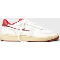Mercer Amsterdam The Re-tennis 1970 White/red Maat: 40 | Sneakers Outlet | Unisex | Wit