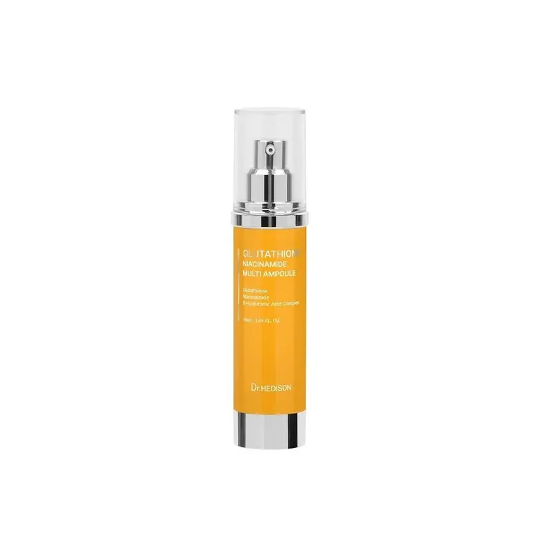 Glutathione Serum anti przeciwstarzeniowe multi-ampułkowe z niacynamidem do twarzy 50 ml