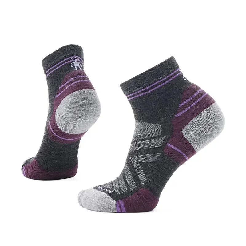 SMARTWOOL skarpety turystyczne damskie merino W HIKE TC ANKL HIKE CHARC fiolet (L)