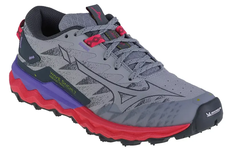 Mizuno Wave Daichi 7 J1GK227142, Damskie, Szare, buty do biegania, tkanina, rozmiar: 36,5