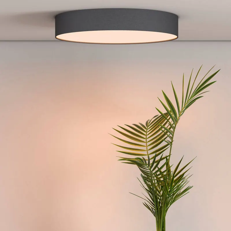Lampa sufitowa Calex Smart LED Fabric, Ø 40 cm, RGBW, ściemniany
